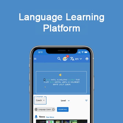 Developing & Maintaining Platform for Language Learning